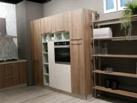 Cucina ad angolo in laminato materico altri colori Pop a prezzo ribassato