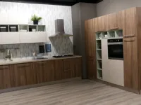 Cucina ad angolo in laminato materico altri colori Pop a prezzo ribassato