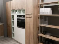 Cucina ad angolo in laminato materico altri colori Pop a prezzo ribassato