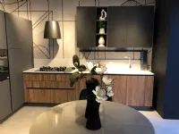 Cucina noce industriale ad angolo Lube cucine Immagina plus  a soli 5950