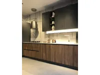 Cucina noce industriale ad angolo Lube cucine Immagina plus  a soli 5950