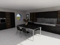 Cucina Arredo3 moderna ad angolo rovere moro in laminato materico Cucina alma composizione 5
