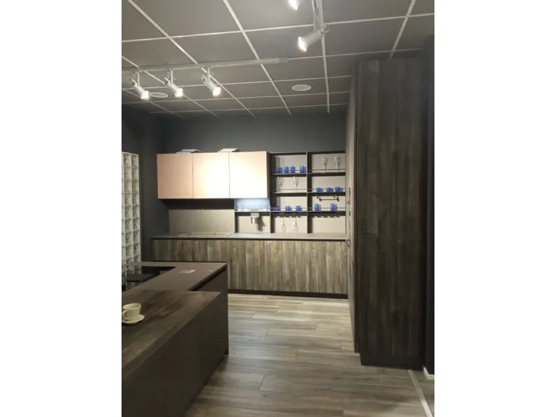 Cucina a prezzo ribassato ad angolo design Loft Arrex