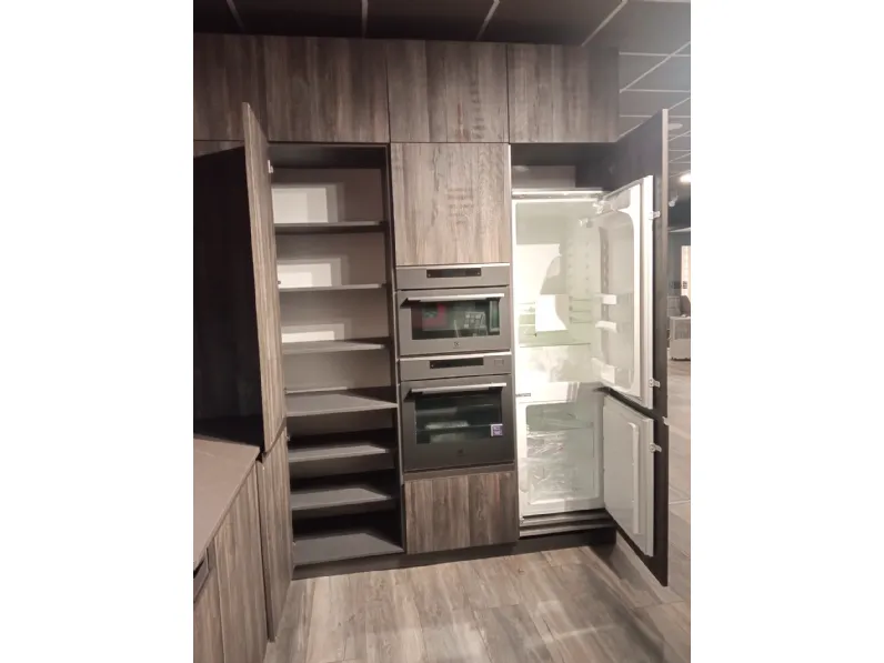 Cucina a prezzo ribassato ad angolo design Loft Arrex