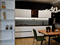 Cucina Arrital moderna ad angolo bianca in laminato opaco Ak project