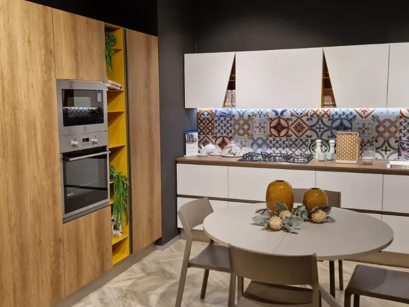 Cucina moderna ad angolo Infinity Stosa a prezzo ribassato