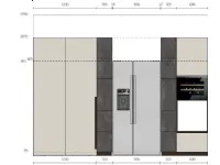 Scopri la cucina Delinea Scavolini, grigio moderno ad angolo a 13500!