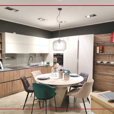 Cucina a PREZZI OUTLET in legno Arredo3 -40%