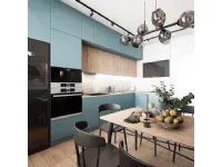 Cucina Acqua marina vol.2 moderna altri colori Artigianale ad angolo scontata 43%