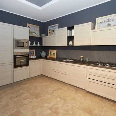 Cucina Elsa dogata ad angolo Artigianale con un ribasso imperdibile