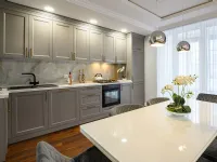 Cucina grigio classica ad angolo Mobilike chelsea Artigianale a soli 10268