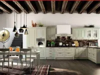 Cucina magnolia classica ad angolo Verona 3 Arredo3 in Offerta Outlet