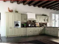 Cucina magnolia classica ad angolo Verona 3 Arredo3 in Offerta Outlet