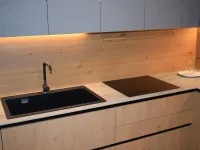 Cucina Asia moderna noce Arredo3 ad angolo scontata 50%