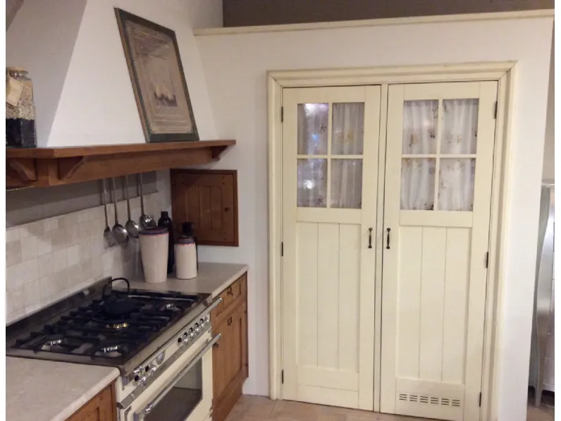 Cucina ad angolo in legno rovere chiaro Rovere a prezzo ribassato