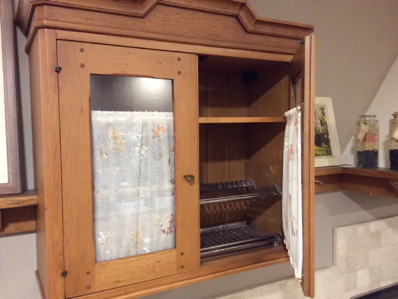 Cucina ad angolo in legno rovere chiaro Rovere a prezzo ribassato