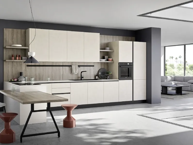 Cucina a prezzo ribassato ad angolo moderna Easy 018 Ar-due