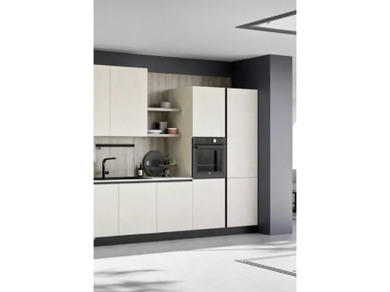 Cucina Ar-due moderna ad angolo altri colori in melaminico Easy 018