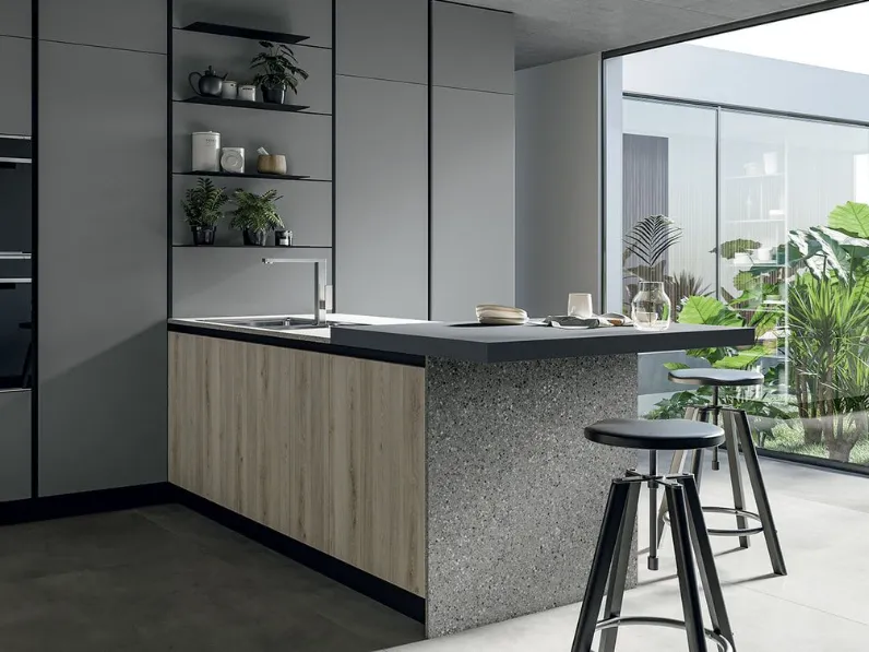 Cucina modello Round3 Arredo3 PREZZO SCONTATO 33%
