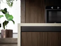 Cucina Mhid kaly design rovere moro Arredo3 ad angolo scontata 31%
