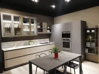 Cucina Round neck moderna tortora Lube cucine ad angolo scontata 53%