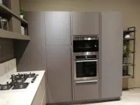 Cucina Round neck moderna tortora Lube cucine ad angolo scontata 53%