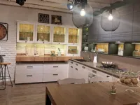 Cucina bianca design ad angolo Labcap Marchi cucine in Offerta Outlet