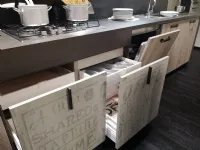 Cucina industriale ad angolo Loft Snaidero a prezzo scontato