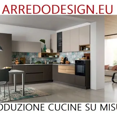 Cucina ad angolo moderna A2 * Arredo design a prezzo ribassato