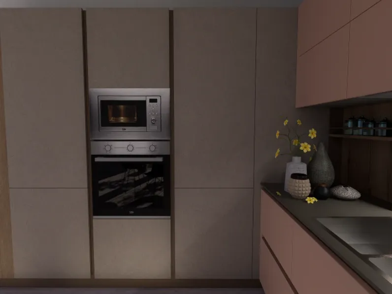 Cucina modello time e kali ad angolo Arredo3 con un ribasso imperdibile