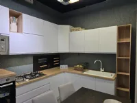 Cucina ad angolo moderna bianca Net cucine Pet  kelly a soli 5840 Euro