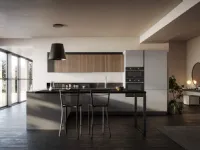 Cucina ad angolo moderna Domino * Arredo design a prezzo ribassato