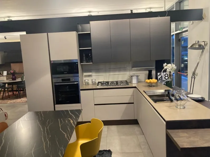 Cucina ad angolo Modula line Febal con uno sconto vantaggioso