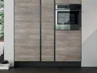 Cucina ad angolo in laminato materico a prezzo scontato 40%