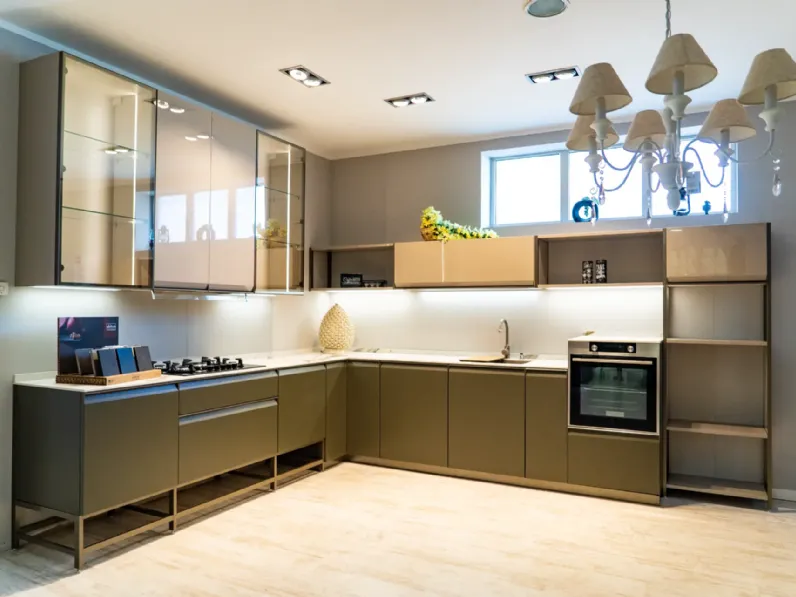 CUCINA ad angolo Scavolini Formalia SCONTATA 59%