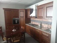 Cucina Evo cucine classica ad angolo noce in legno Telma