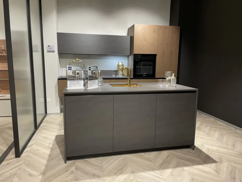 Cucina altri colori design ad isola Natural evo Stosa a soli 6900