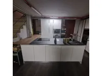 Cucina bianca design ad isola Seta bianca Essebi a soli 14991