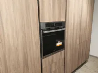 Cucina ad isola in laminato opaco noce Mod kali' a prezzo ribassato