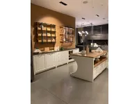 Cucina bianca country ad isola Portrait Aster in Offerta Outlet.