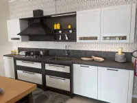Cucina ad isola in nobilitato bianca Hera a prezzo scontato