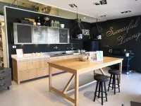 Cucina ad isola industriale Diesel successful living Scavolini a prezzo scontato