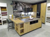 Cucina ad isola industriale Sp22 industrial Astra cucine a prezzo scontato