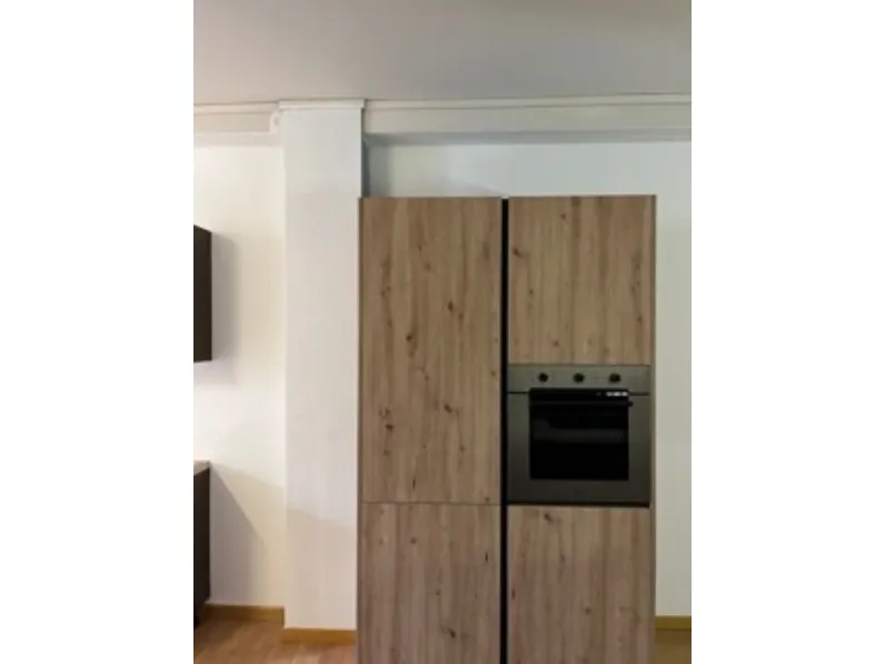 Cucina modello System gola rovere nodato Gm cucine PREZZO SCONTATO 60%