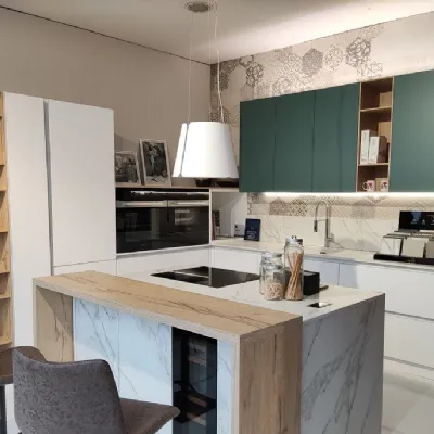 Cucina ad isola moderna Infinity Stosa a prezzo scontato