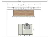 Cucina ad isola Piana Imab con un ribasso vantaggioso