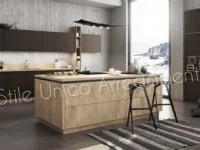 Cucina ad isola Royal bronze Colombini casa con un ribasso vantaggioso