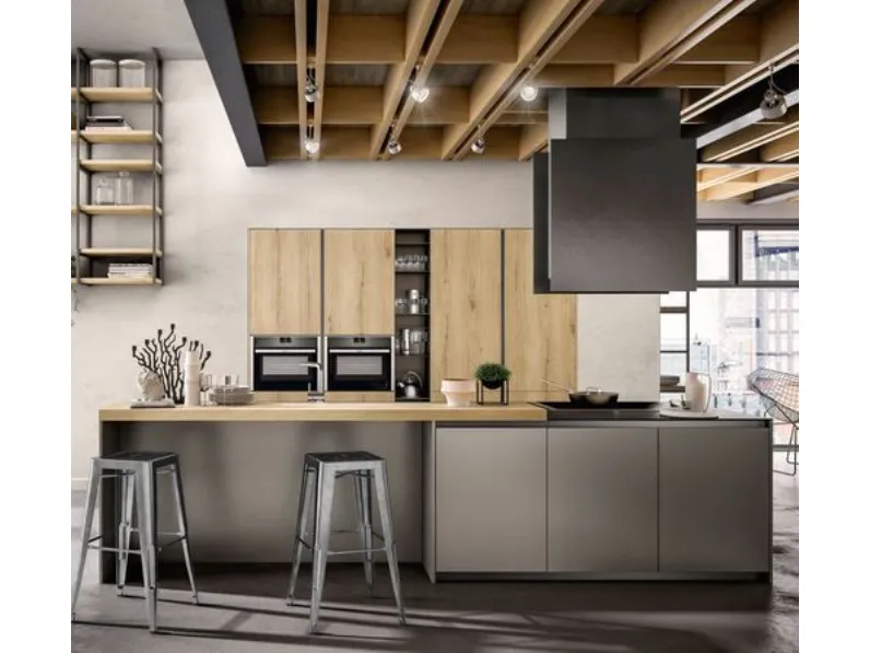 CUCINA ad isola Arredo3 Z62 SCONTATA 37%