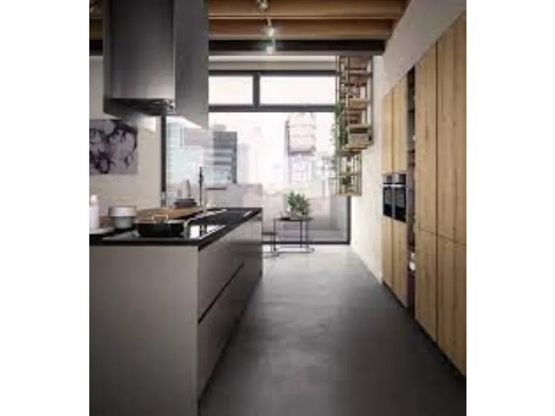 Cucina grigia design con isola Arredo3 Z62 a soli 16516 Euro