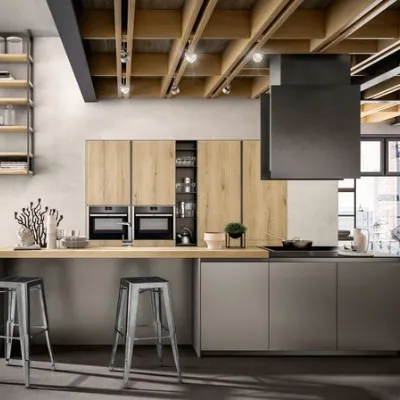 Cucina design ad isola Z62 Arredo3 a prezzo ribassato